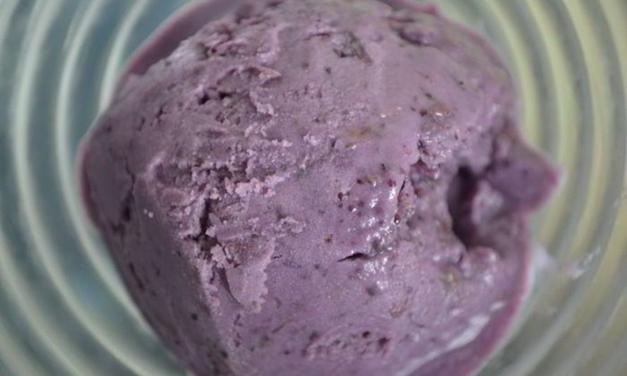 Рецепт идеала — черничного мороженого