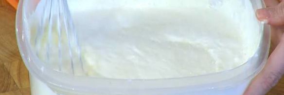 йогуртовое мороженое с ананасом