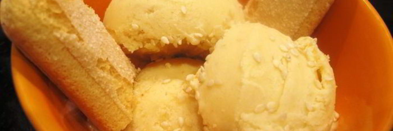 Кунжутное мороженое