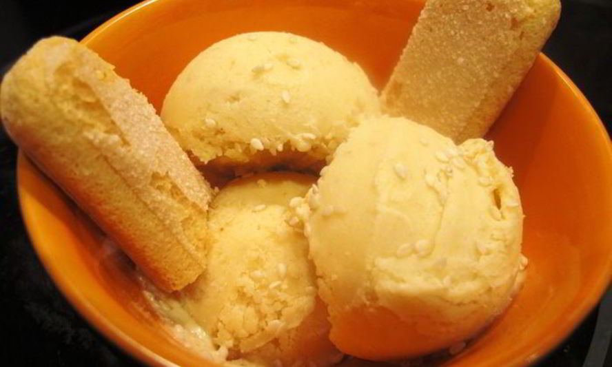 Рецепт кунжутного мороженого