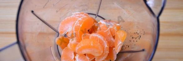 легкое домашнее мороженое мандариновое