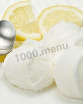 Лимонное мороженое домашнее