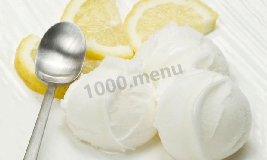 Рецепт лимонного мороженого домашнего
