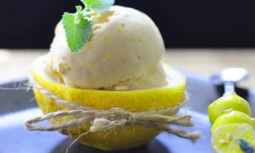 Рецепт лимонного мороженого