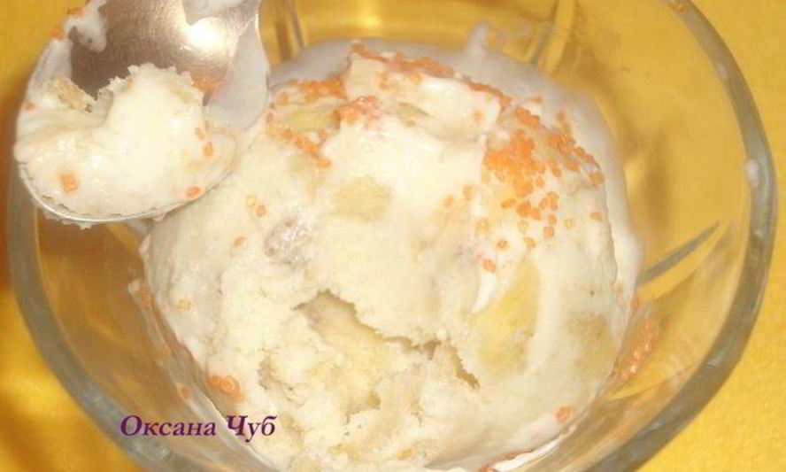 Рецепт моего первого бананового мороженого