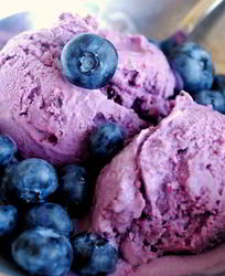 Мороженое из черники