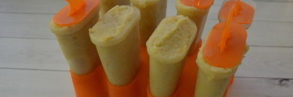 мороженое из печеных яблок и банана