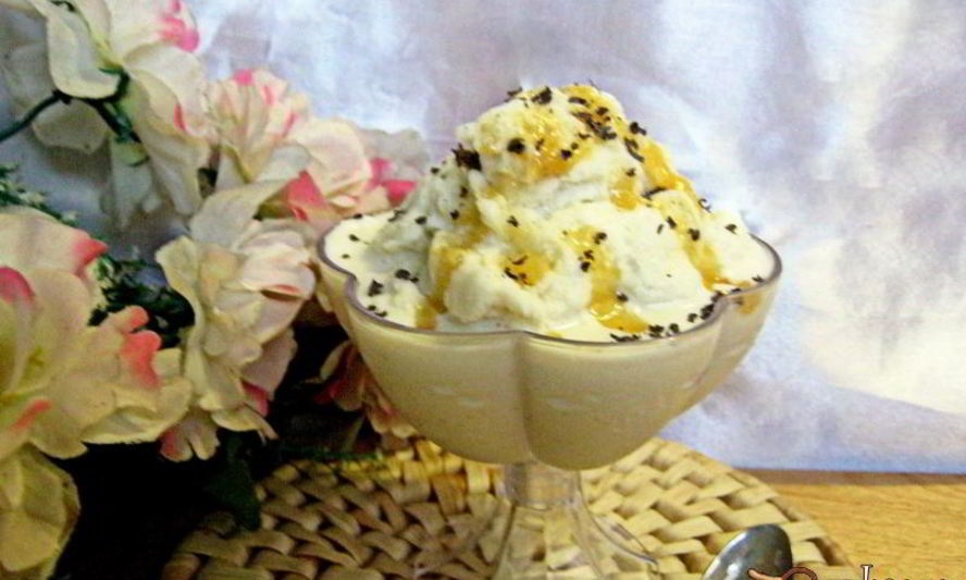 Рецепт мороженого из зеленого чая с мятой и корицей