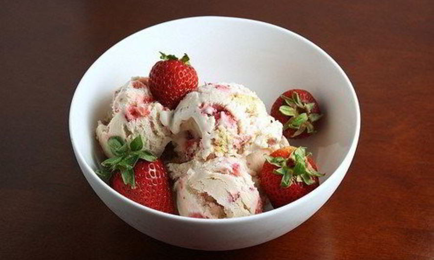 Рецепт мороженого клубничный чизкейк