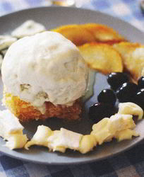 Мороженое с медом и горгонзолой