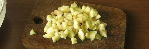 мороженое с шампанским и грушами