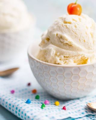 Мороженое с винным камнем