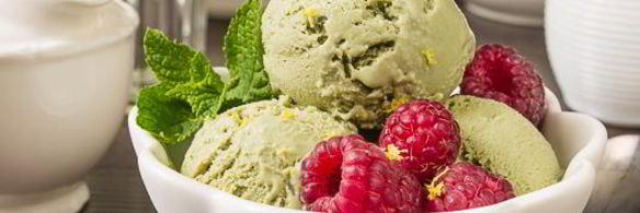 мороженое с зеленым чаем