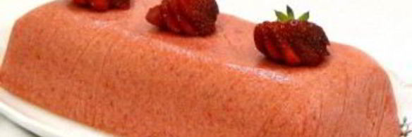 мороженое семифредо с клубникой