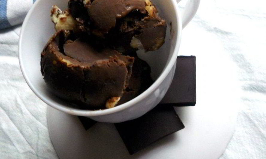 Рецепт мятного мороженого с грецкими орехами и белым шоколадом