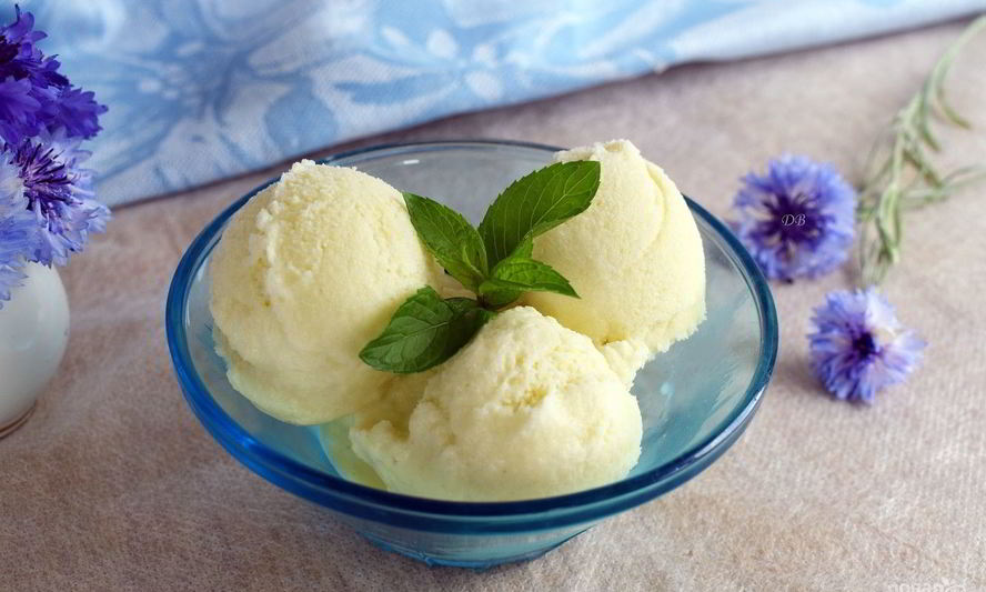 Рецепт мятного мороженого