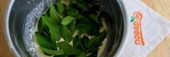 мятное мороженое