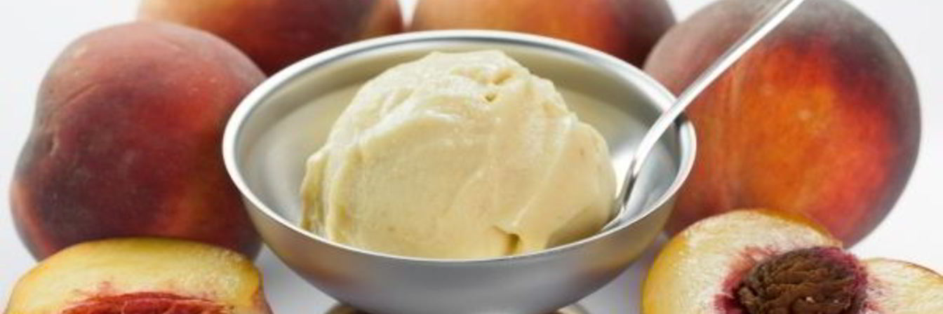 Персиковое мороженое для фризера