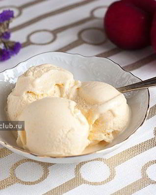 Персиковое мороженое