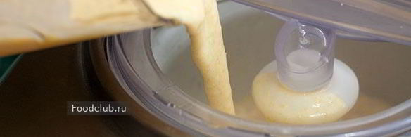 персиковое мороженое