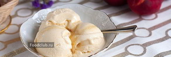 персиковое мороженое