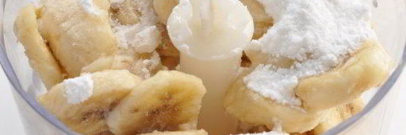 постное банановое мороженое