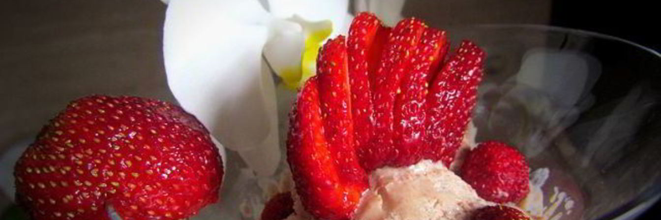 Шоколадно-миндальное мороженое