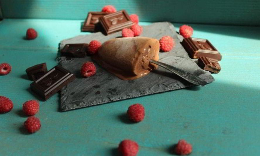 Рецепт шоколадна-зефирного мороженого