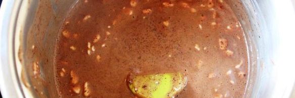 шоколадно-зефирное мороженое