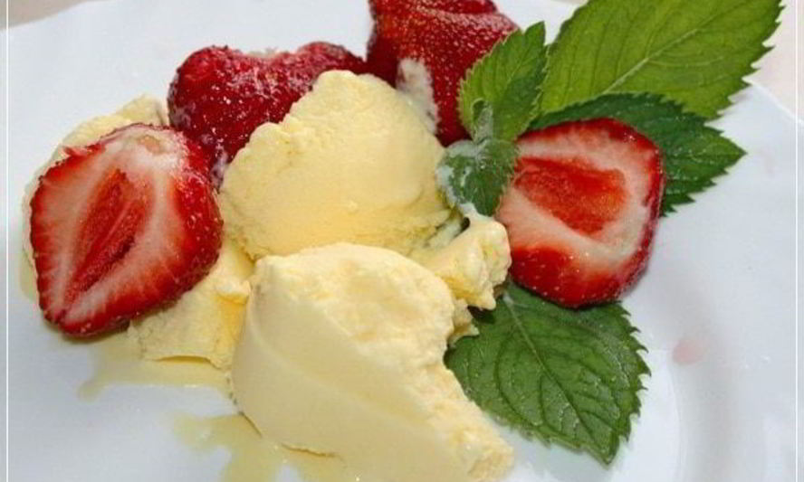 Рецепт сливочного мороженого