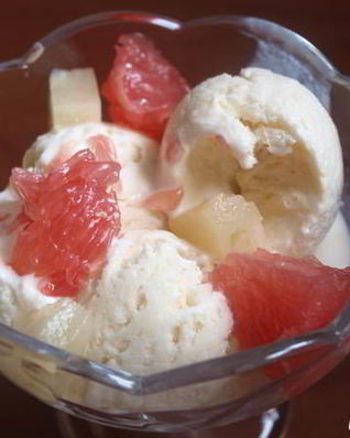 Ванильное мороженое-пломбир