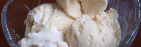 ванильное мороженое-пломбир