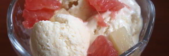 ванильное мороженое-пломбир