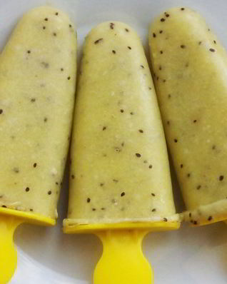 Веганское мороженое с киви