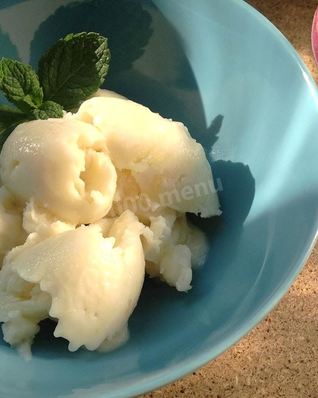 Яблочное мороженое