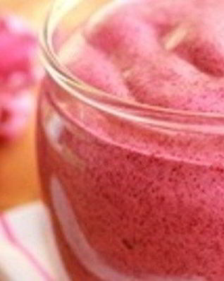 Чернично-яблочный мусс