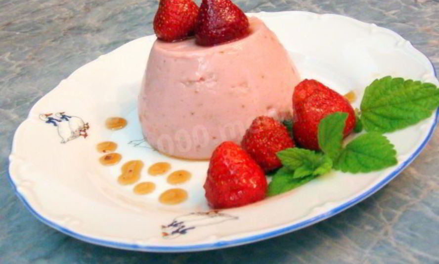 Рецепт клубничного мусса