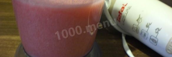 клюквенный мусс с манкой