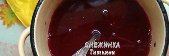 клюквенный мусс-зефир на манной крупе