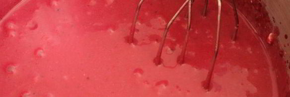 клюквенный мусс