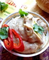 Магрибский мусс из запеченных баклажанов