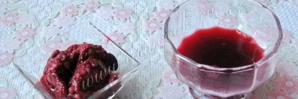 мусс из малины и ежевики