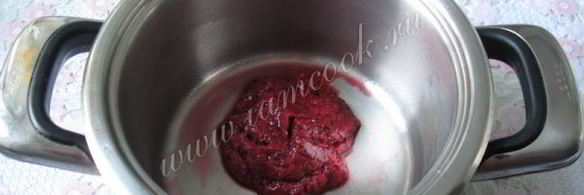 мусс из малины и ежевики