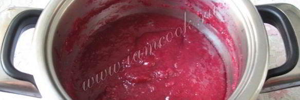 мусс из малины и ежевики