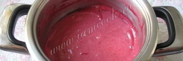 мусс из малины и ежевики