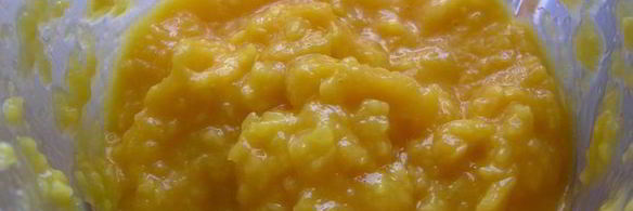 мусс из манго со сгущенкой