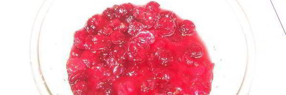 мусс клюквенный