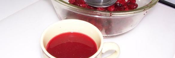 мусс клюквенный