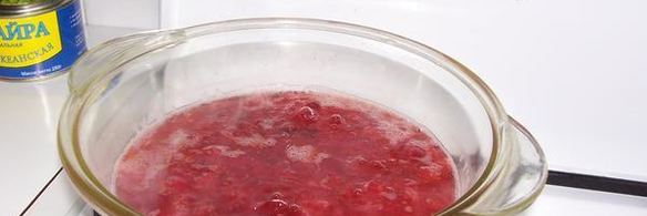 мусс клюквенный