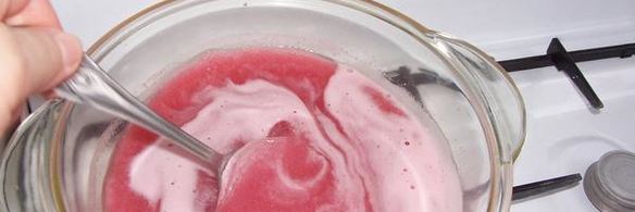 мусс клюквенный